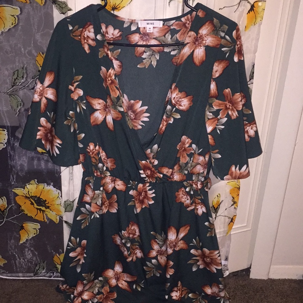 Floral mini dress